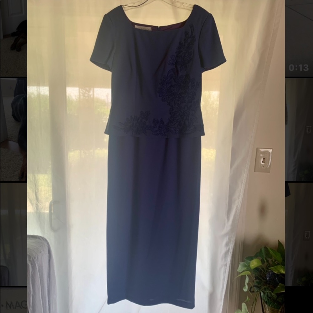 Women’s blue evening/wedding gown